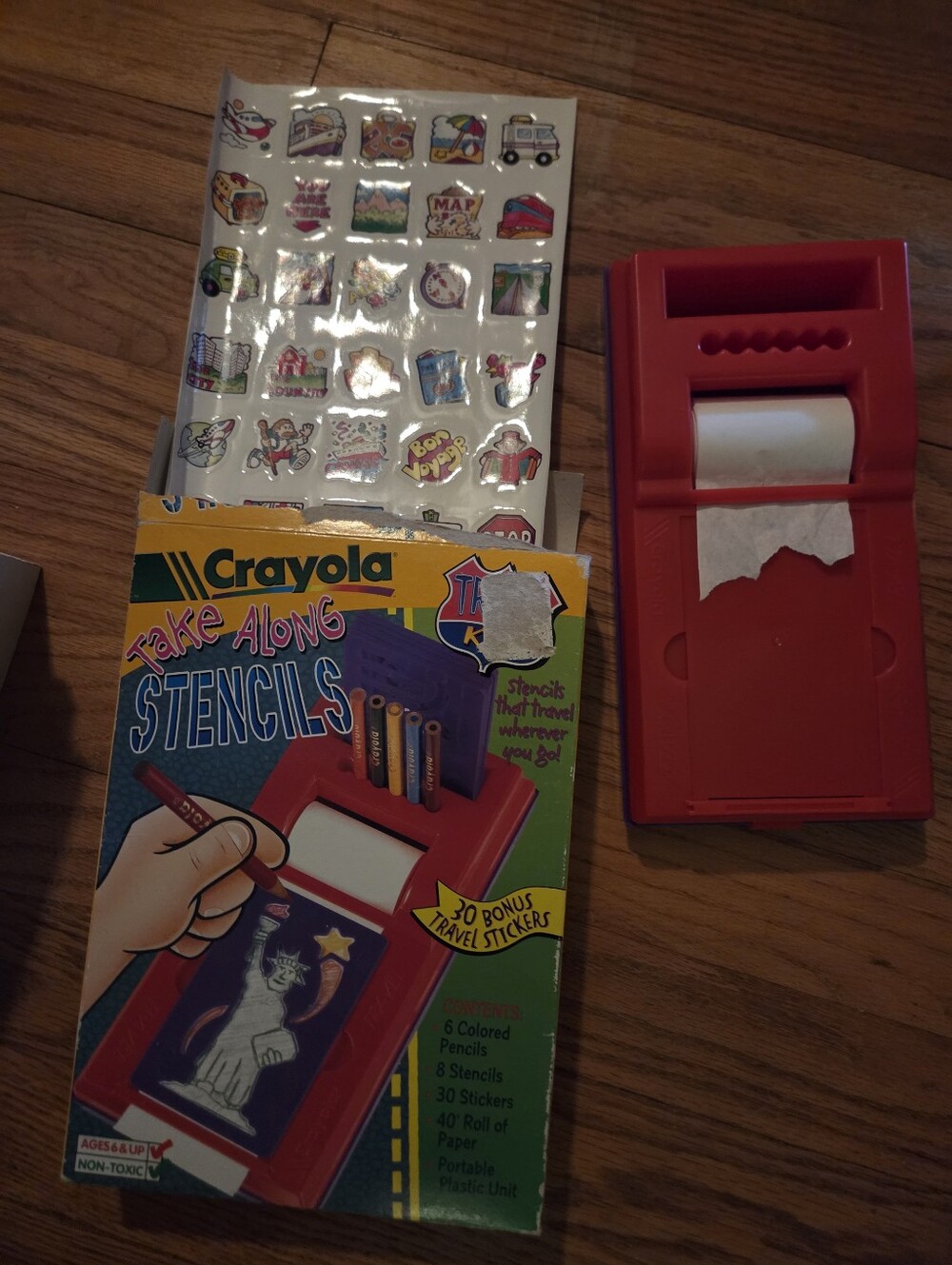 Vintage Crayola Take Along Stencils